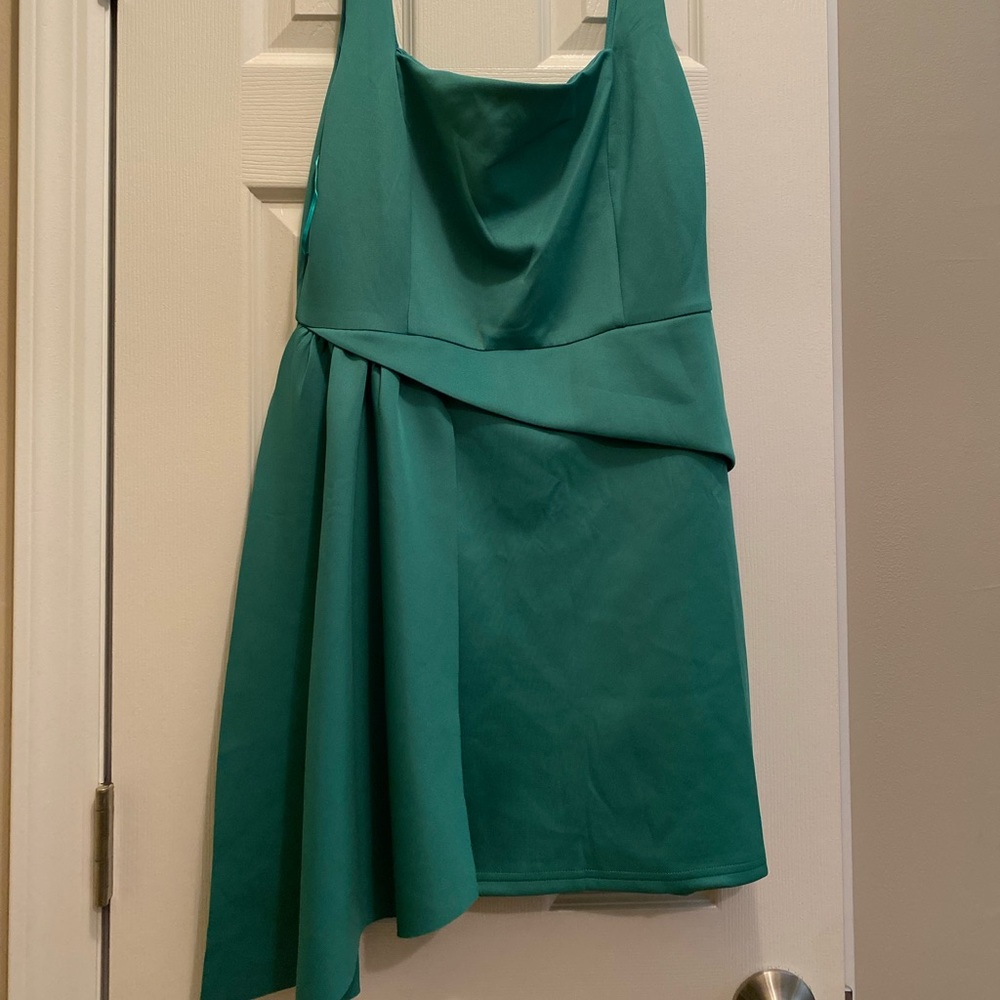 Green dress showpo